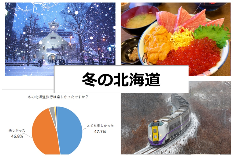 冬の北海道旅行ってどうなの 冬のイベント知名度 おいしかったグルメ 気候や交通手段などについて阪急交通社がアンケート調査を実施 株式会社 阪急交通 社のプレスリリース