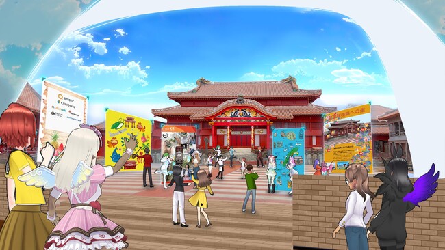 スマートフォン向けメタバース『REALITY』内に公開される「DIJI SHURI XR」（イメージ）