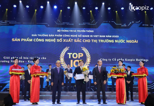 Kaopiz AI-OCRがMake in Vietnam 2023のTOP10に選ばれました