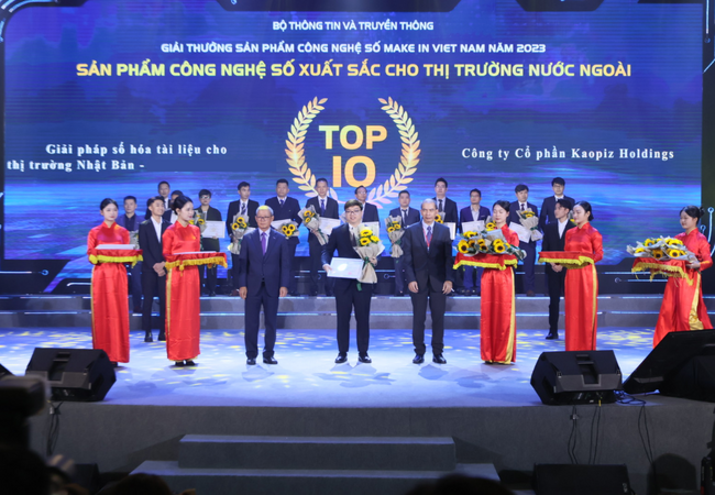 第5回Make in Viet Nam 2023で「海外市場向けの優れたデジタル技術製品」部門のTOP10