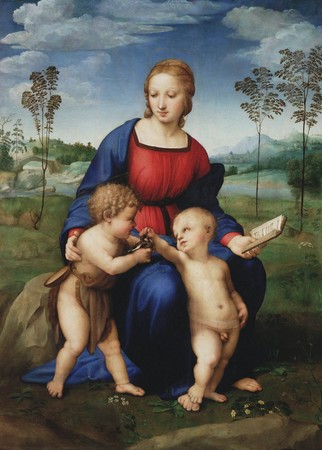 《ラファエロ ヒワの聖母》ウフィッツイ美術館