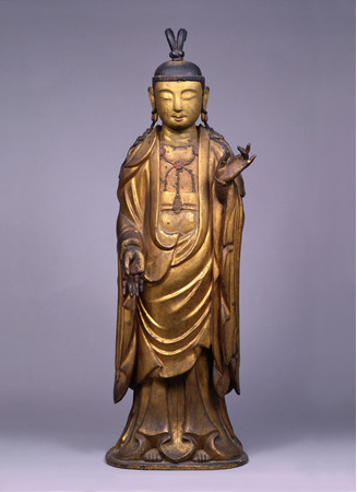 朝鮮半島もしくは中国の木彫馬 仏教美術.古美術.高麗.李朝 - 彫刻 