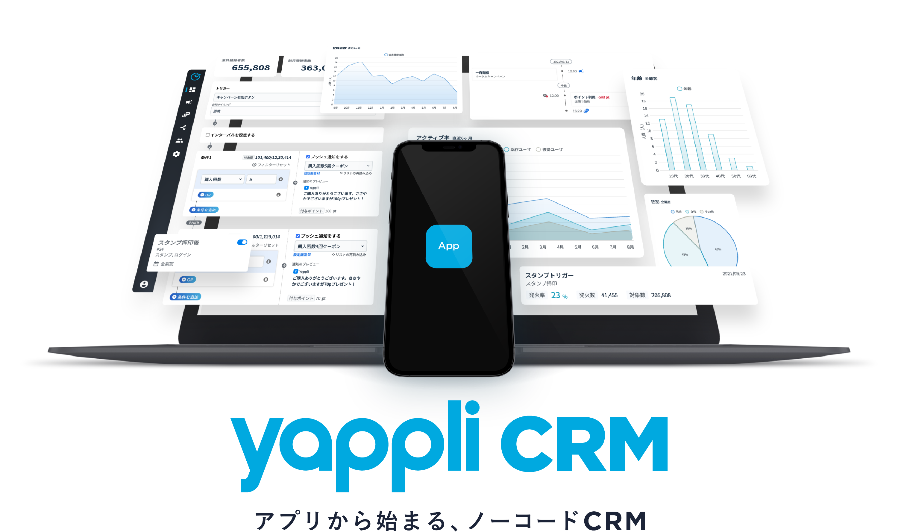 ヤプリ Yappli Crmのsms認証機能を開発 株式会社ヤプリのプレスリリース