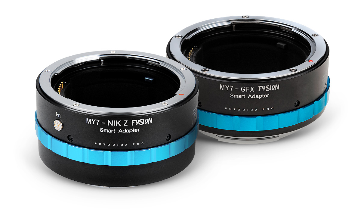 Fotodiox：マミヤ７マウントレンズ用 電子マウントアダプター ２種を 