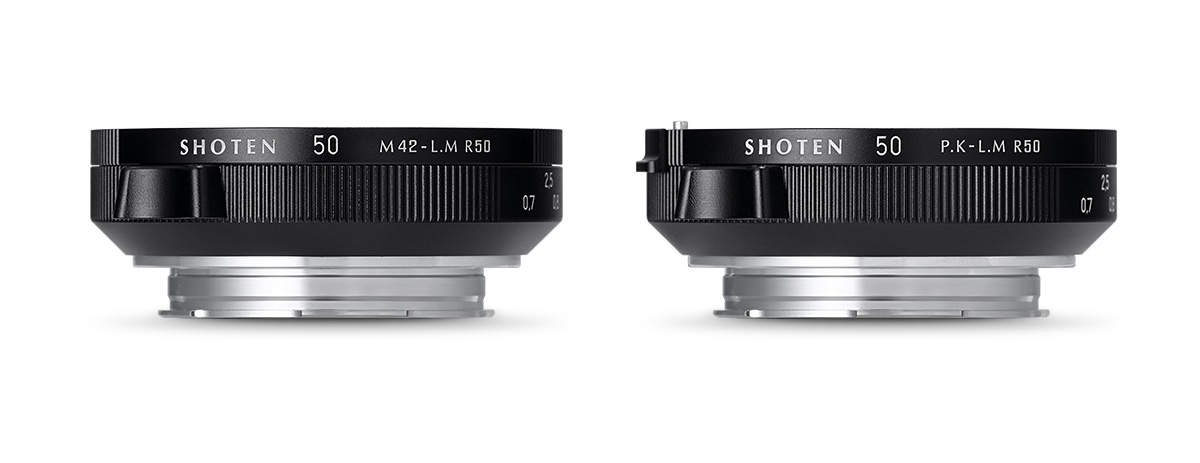SHOTEN Mマウント用 距離計連動型アダプター “R50シリーズ” ２種 発売