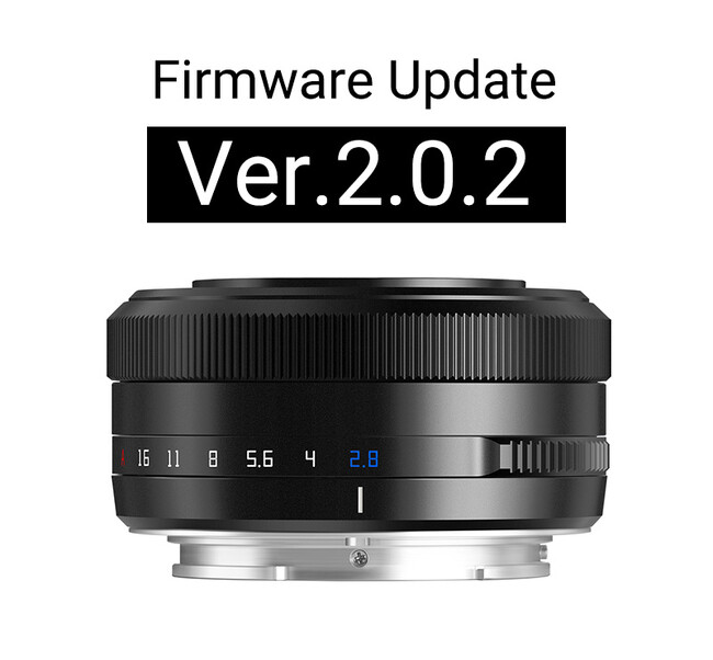 TTArtisan AF 27mm f/2.8 Ｅマウント ファームウェアアップデート：Ver