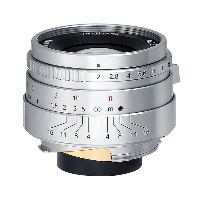 限定モデル】七工匠 7Artisans 35mm F2「Limited Silver (ステンレス