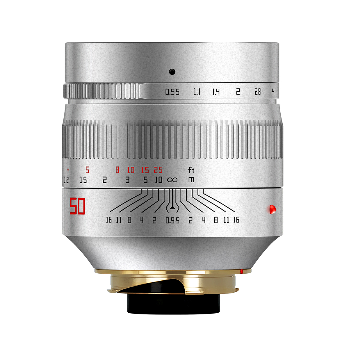 銘匠光学 TTArtisan 50mm f/0.95 ASPH Mマウント シルバー 発売