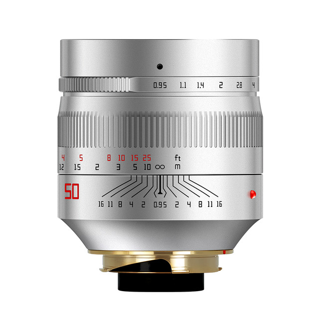 銘匠光学 TTArtisan 50mm f/0.95 ASPH Mマウント シルバー 発売｜株式会社焦点工房のプレスリリース