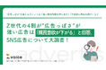 Z世代の4割が“広告っぽさ”が強い広告は「購買意欲が下がる」と回答。SNS広告について大調査!