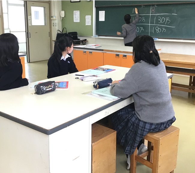 「職業を知る学習」当日の様子　