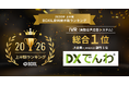 電話AIエージェント「DXでんわ」、2026年上半期 BOXIL資料請求数ランキング IVRカテゴリ 総合1位を獲得
