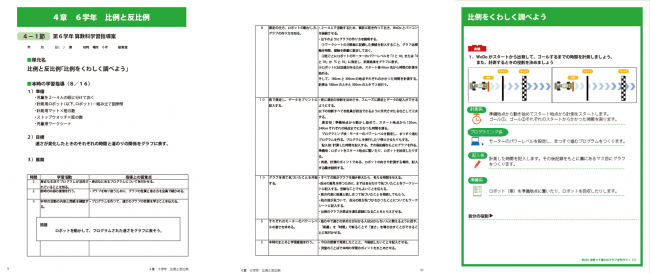 動いてわかるプログラミングで学ぼう　授業指導案【算数・理科・総合】イメージ