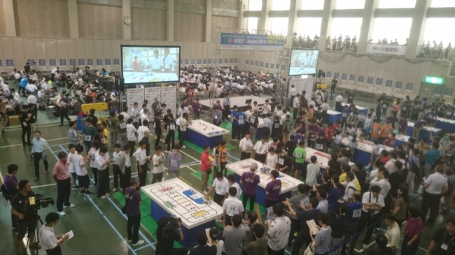 大会の様子 (第15回 WRO Japan決勝大会 in 金沢)