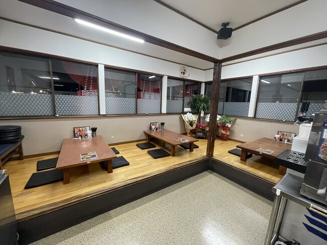 くつろげる座敷も完備