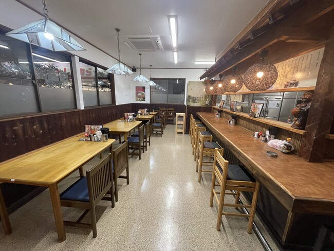 懐かしい落ち着きのある店内