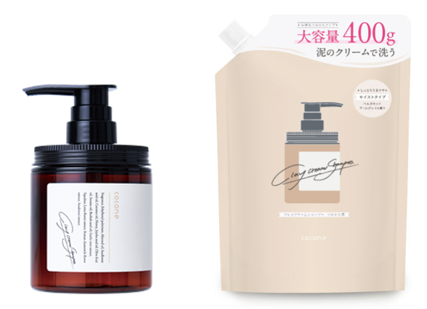 格安SALEスタート！ cocone クレイクリームシャンプー 380g 詰め替え用 