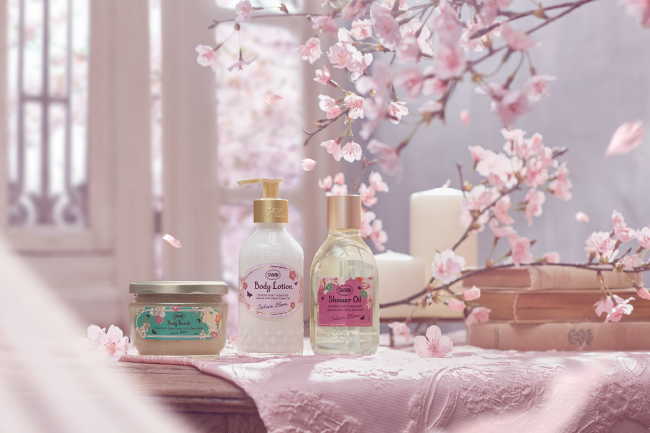 青空に透ける桜色の香り。『銀座三越 SABON Sakura Bloom Collection