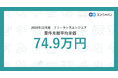 【2024年12月】フリーランス市場月額単価の動向 フリーランスエンジニア案件の月額平均単価は74.9万円