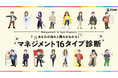 わずか3週間で診断利用回数2.5万回超えを達成「マネジメント16タイプ診断」を好評公開中