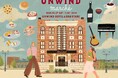 開業7周年を迎えた「UNWIND HOTEL & BAR 小樽」の幻想的なホテル空間で、小樽で人気のスイーツ・食・ワインを楽しむ。宿泊者以外も入場無料で参加可能なマルシェイベントを6/27に開催