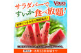 『ステーキハウス フォルクス』サラダバーに"すいか"大好評につき8月23日(日)まで全店で継続販売