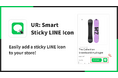 【海外向け】EC アプリ「UR: Smart Sticky LINE Icon」を株式会社 UnReact がリリース