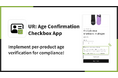 【海外向け】EC アプリ「UR: Age Confirmation Checkbox App」を株式会社 UnReact がリリース