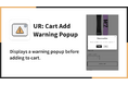 【海外向け】EC アプリ「UR: Cart Add Warning Popup」を株式会社 UnReact がリリース