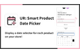 【海外向け】EC アプリ「UR: Smart Product Date Picker」を株式会社 UnReact がリリース
