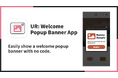 【海外向け】EC アプリ「UR: Welcome Popup Banner App」を株式会社 UnReact がリリース