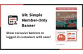 【海外向け】EC アプリ「UR: Simple Member-Only Banner」を株式会社 UnReact がリリース