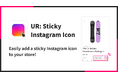 【海外向け】EC アプリ「UR: Sticky Instagram Icon」を株式会社 UnReact がリリース
