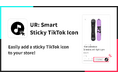 【海外向け】EC アプリ「UR: Smart Sticky TikTok Icon」を株式会社 UnReact がリリース