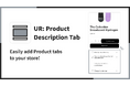【海外向け】EC アプリ「UR: Product Description Tab」を株式会社 UnReact がリリース