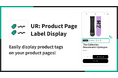 【海外向け】EC アプリ「UR: Product Page Label Display」を株式会社 UnReact がリリース