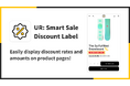 【海外向け】EC アプリ「UR: Smart Sale Discount Label」を株式会社 UnReact がリリース
