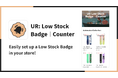 【海外向け】EC アプリ「UR: Low Stock Badge｜Counter」を株式会社 UnReact がリリース