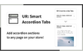 【海外向け】EC アプリ「UR: Smart Accordion Tabs」を株式会社 UnReact がリリース