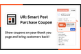 【海外向け】EC アプリ「UR: Smart Post Purchase Coupon」を株式会社 UnReact がリリース