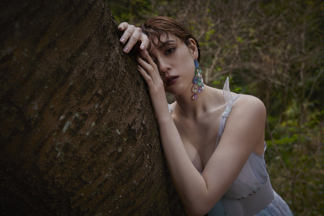 郊外の深い森の中での撮影 郊外の深い森の中での撮影