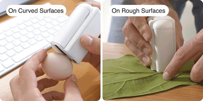 プリントポッズなら、球面や布にも印刷できる プリントポッズなら、球面や布にも印刷できる