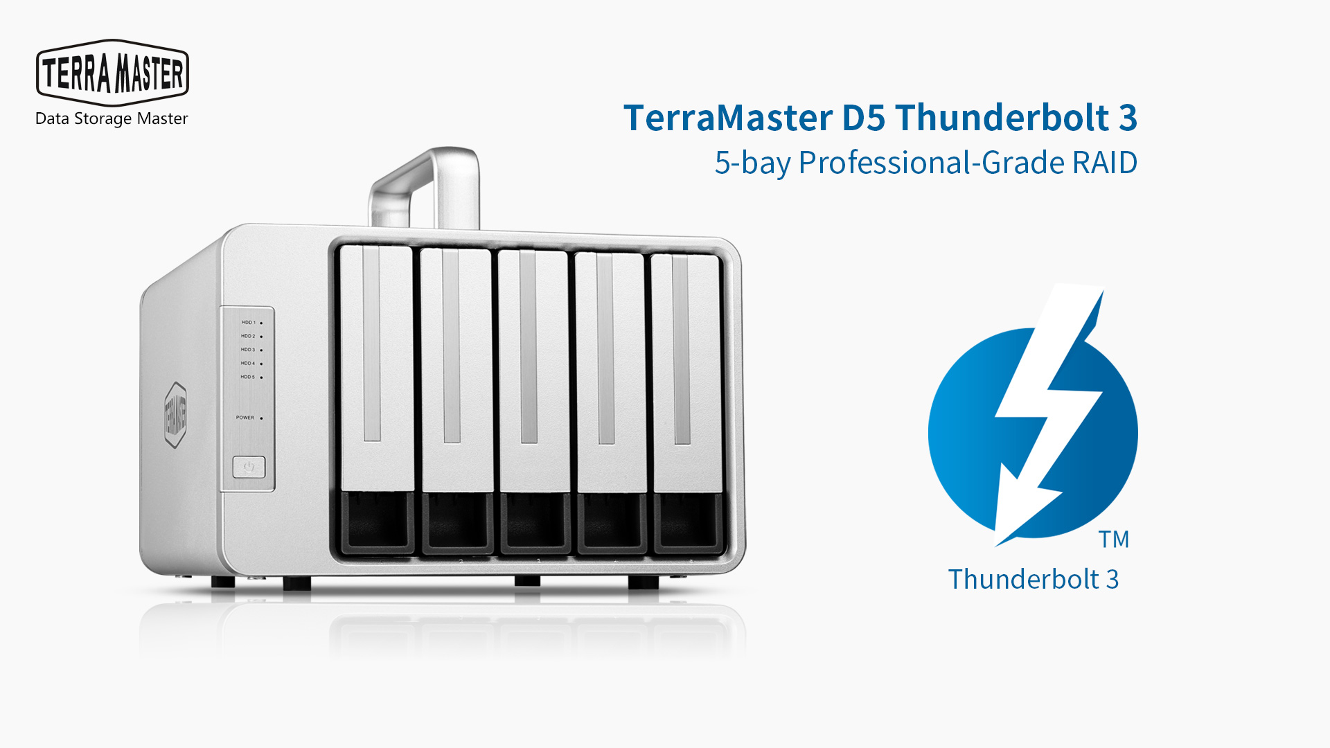 TerraMaster D5 Thunderbolt3ストレージ　5台セット