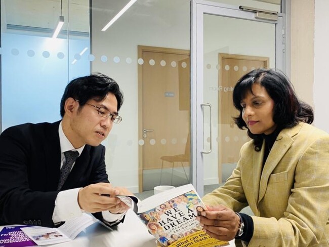 バース大学Rajani Naidoo副学長との対談 バース大学Rajani Naidoo副学長との対談