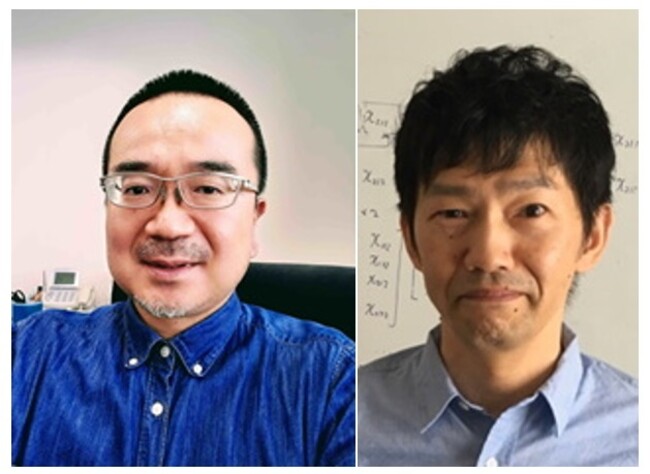 岡山大学異分野基礎科学研究所の墨智成准教授と豊橋技術科学大学の原田耕治准教授(右) 岡山大学異分野基礎科学研究所の墨智成准教授と豊橋技術科学大学の原田耕治准教授(右)