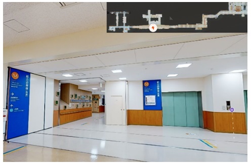 ミニマップ表示機能搭載(右上) ミニマップ表示機能搭載(右上)