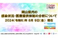 【岡山大学】岡山県内の感染状況・医療提供体制の分析について（2024年8月9日現在）