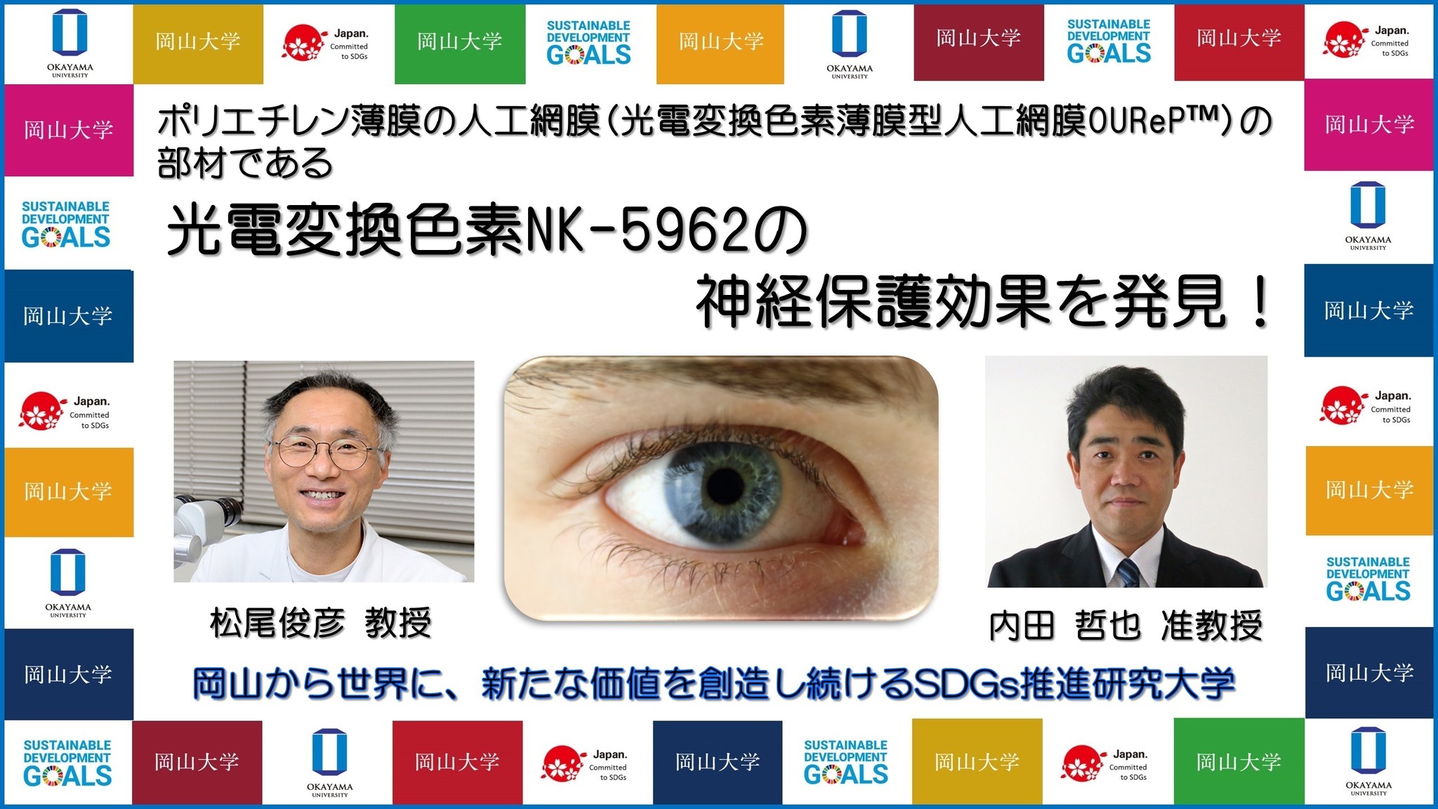 岡山大学 光電変換色素nk 5962の神経保護効果を発見 国立大学法人岡山大学のプレスリリース