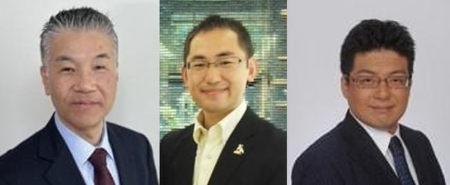 (左から)端山 毅PMI日本支部会長、佐藤法仁岡山大学副理事、稲葉涼太SDGsスタートアップ研究分科会代表 (左から)端山 毅PMI日本支部会長、佐藤法仁岡山大学副理事、稲葉涼太SDGsスタートアップ研究分科会代表