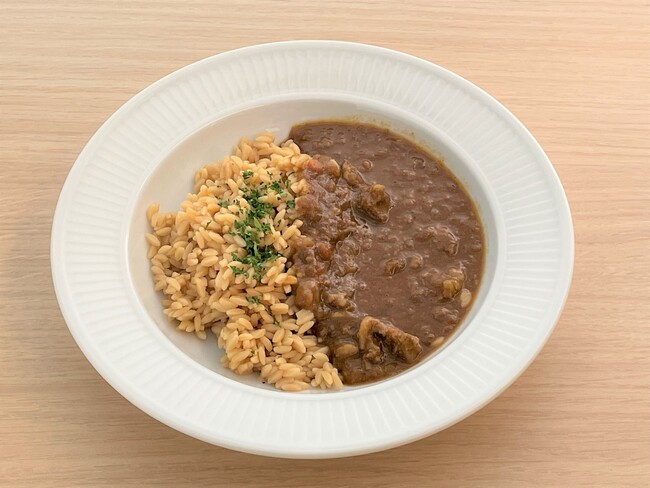 カレーのご飯を置き替え カレーのご飯を置き替え